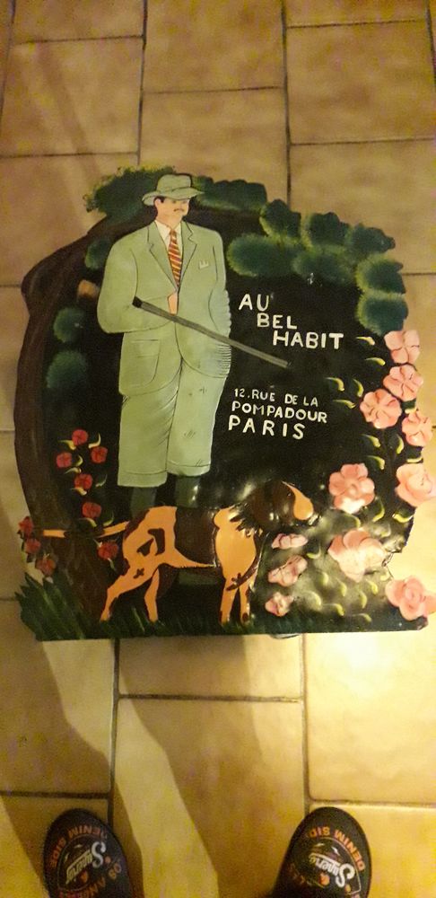 
Ancienne plaque publicitaire 0 Bassussarry (64)