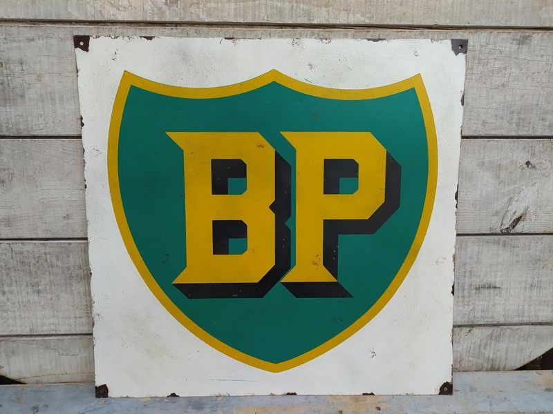 Ancienne Plaque T�le Publicitaire BP 350 Loches (37)