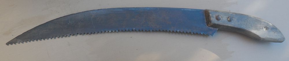 Ancienne scie manuelle � �laguer Longueur totale 47 cm 10 Castries (34)