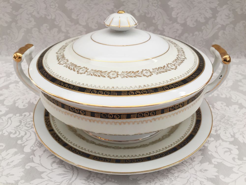 ANCIENNE SOUPI�RE L�GUMIER PORCELAINE DE LUXE VINTAGE JAPAN 89 Marseille 11 (13)