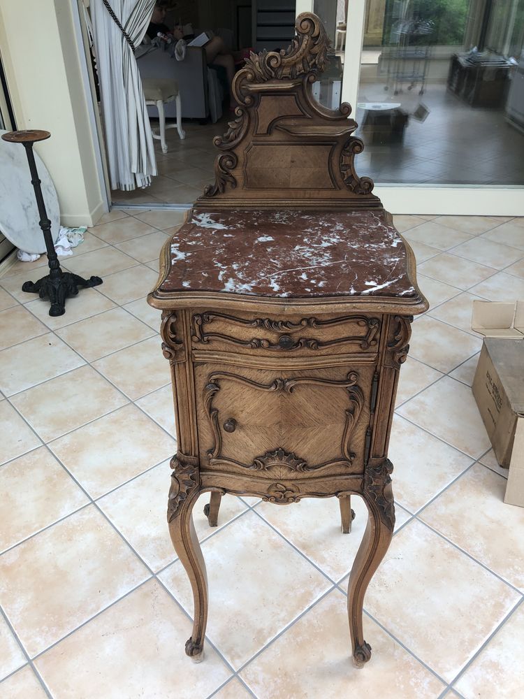 Ancienne Table de chevet style Louis XV 1100 F�rel (56)