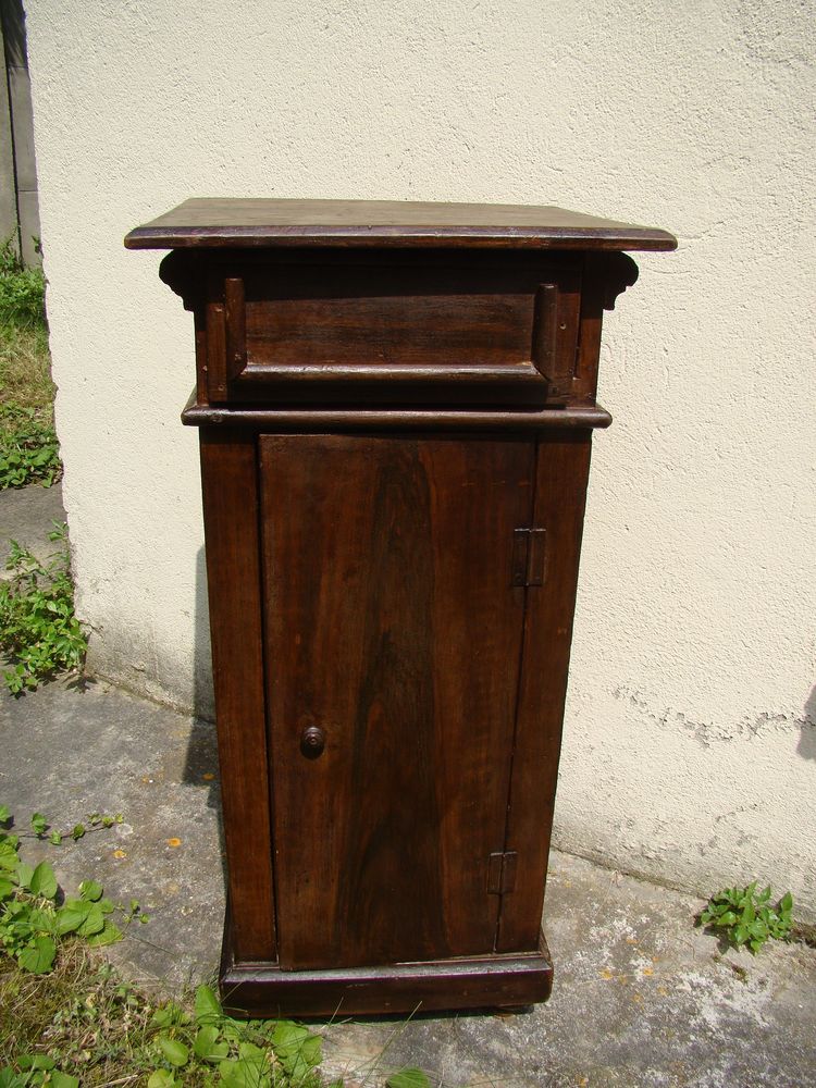Ancienne table de chevet / de nuit - Epoque 1900 100 Gargenville (78)