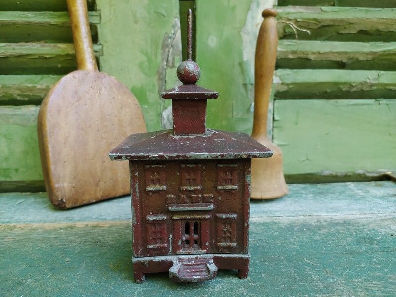 Ancienne Tirelire Bank Fonte Ann�es 30 70 Loches (37)