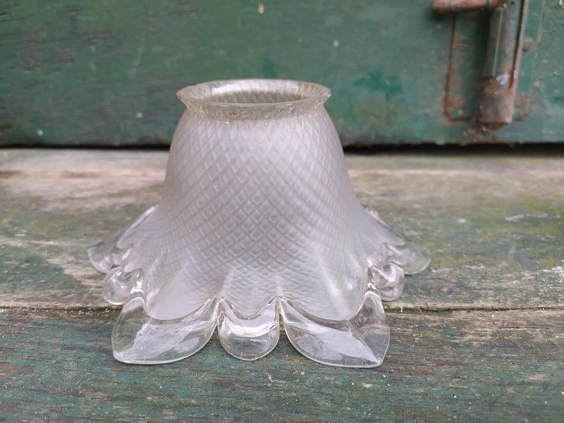 Ancienne Tulipe Verre de Lampe Baccarat Saint-Louis 75 Loches (37)