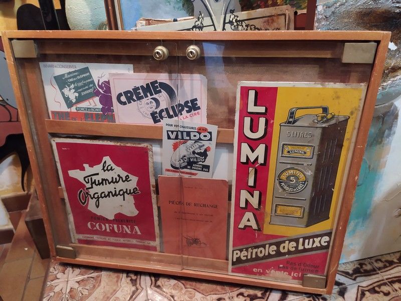 Ancienne Vitrine Murale Pour Objets de Collection 1 Loches (37)