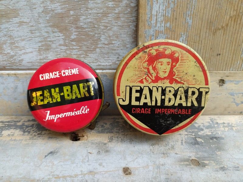 Anciennes Boites Publicitaires Cirage Jean Bart 22 Loches (37)