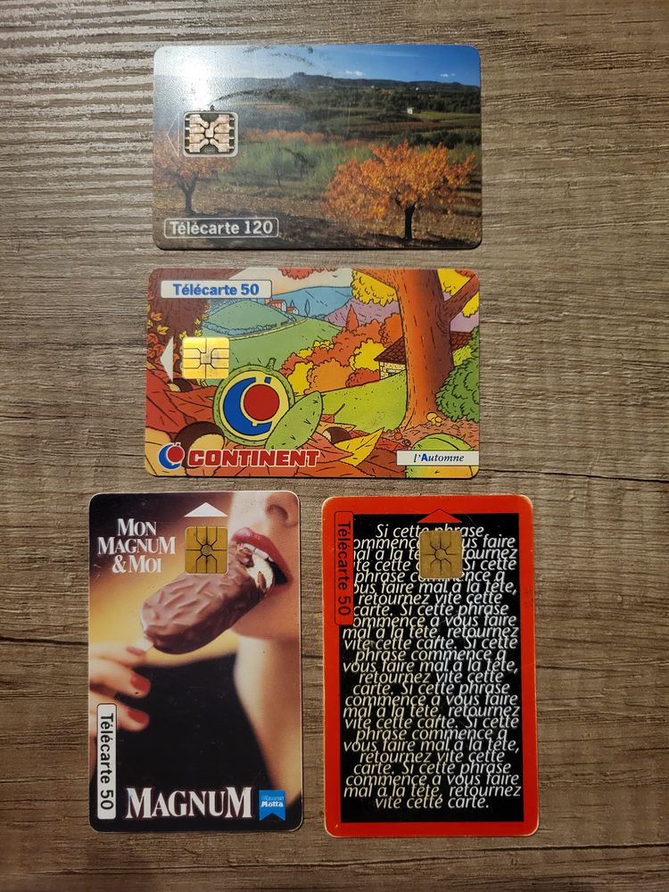 Lot d'anciennes cartes t�l�phoniques 10 Lorient (56)