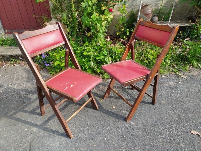 Anciennes Chaises Pliantes Chinoises Chine Shanghai 
1 Loches (37)