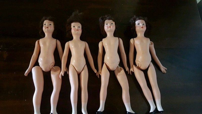 Lot anciennes petit poup�e voir photos 90 Angers (49)