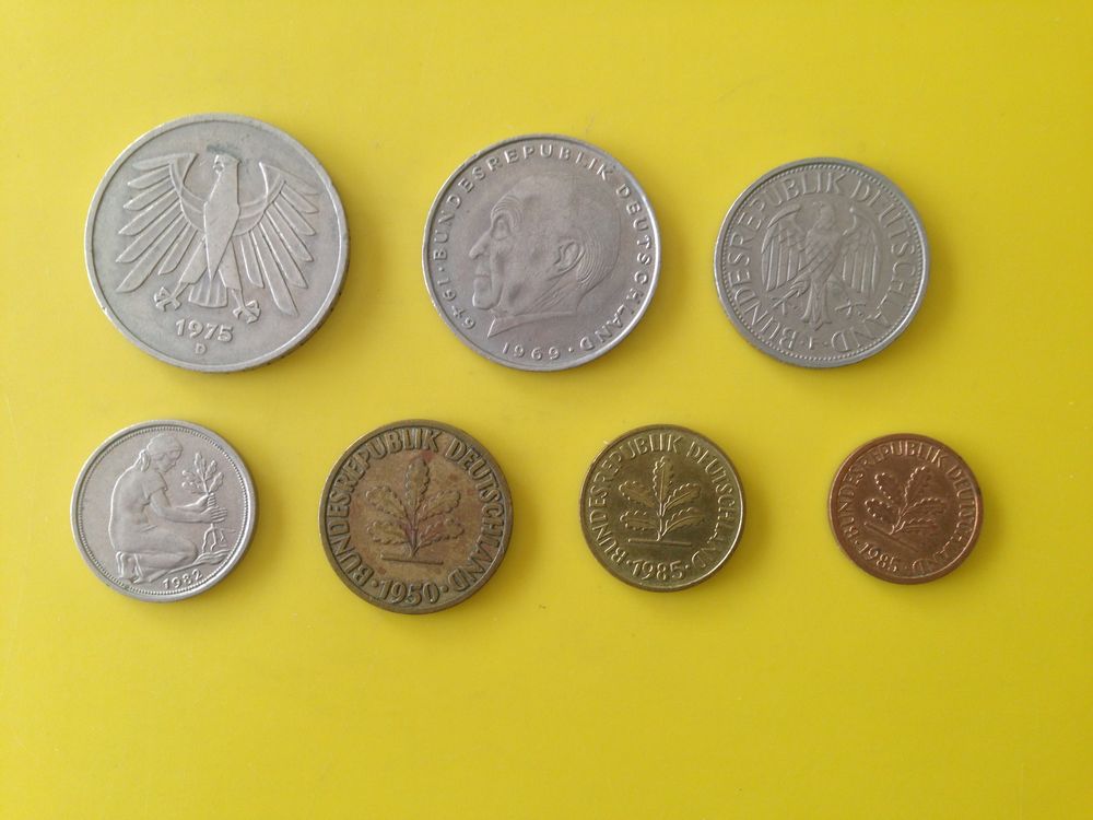 1 lot d'anciennes pi�ces de monnaie Allemande.. 27 Saint-Vallier (71)