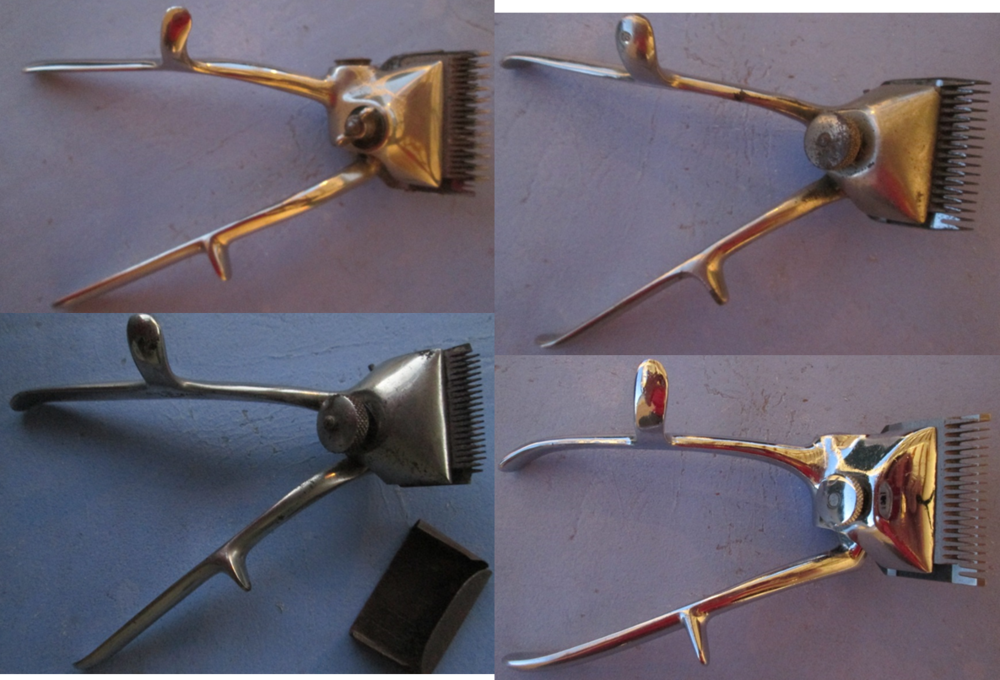 Lot de 4 anciennes tondeuses � main pour cheveux 20 Chauriat (63)