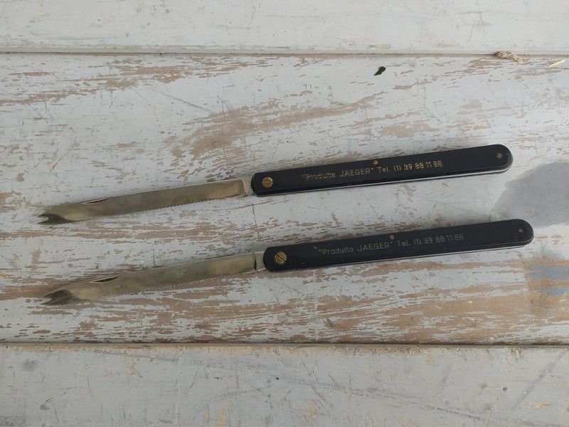 Anciens Couteaux Publicitaires Produits JAEGER 1 Loches (37)