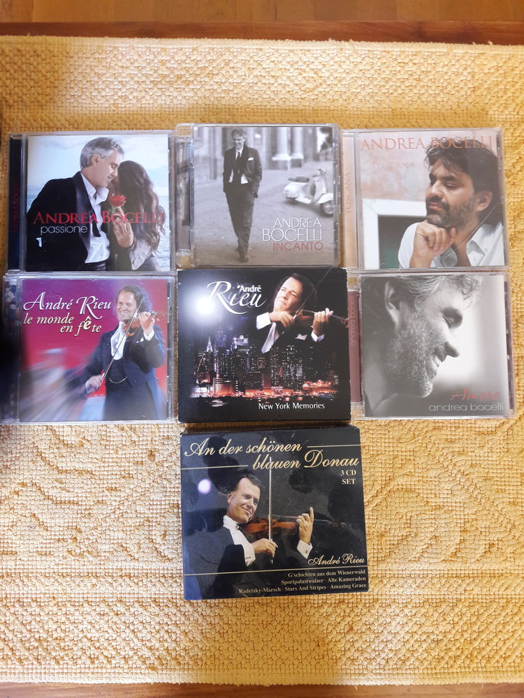 10 CD d'Andr� Rieu et d'Andr�a Bocelli 40 N�mes (30)