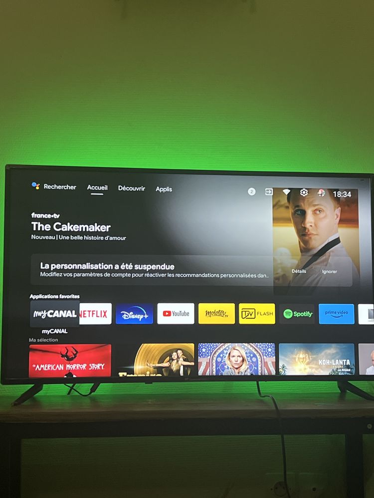 Android TV 40 pouces 180 Lille (59)