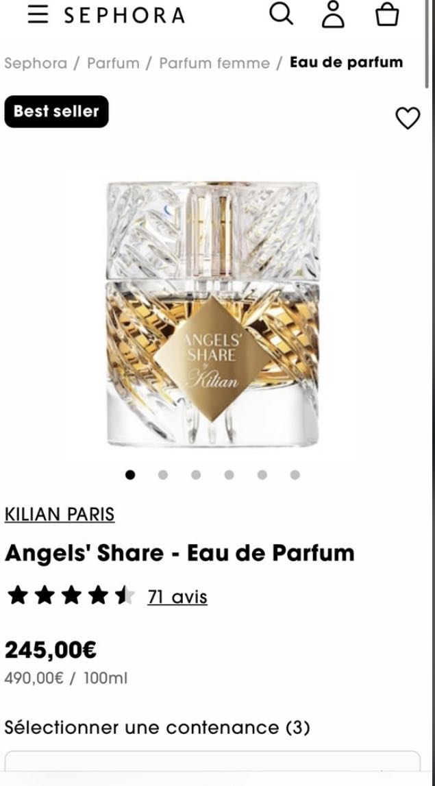 Angels' Share - Eau de Parfum 100 Rouen (76)