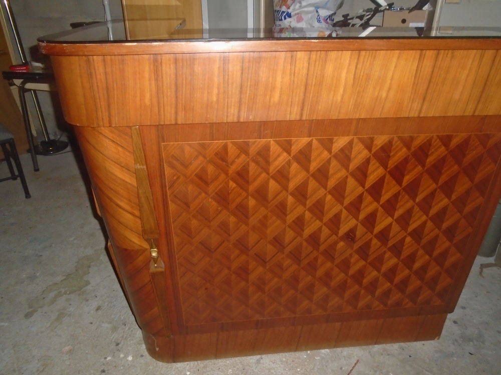 Bar d'angle acajou style empire 80 Crissey (71)