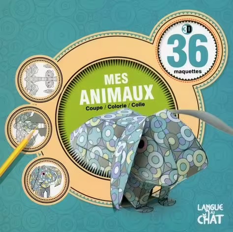 Mes Animaux - 36 Maquettes 3d � colorier 5 Beauchamp (95)