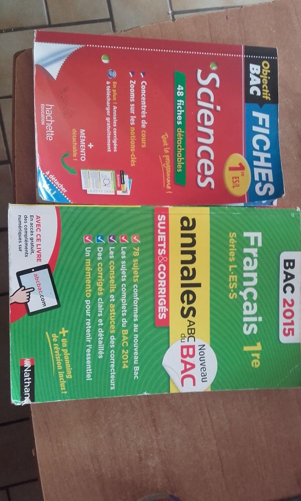 Annales Bac Fran�ais 
+ Fiches de r�visions Sciences 5 Montoir-de-Bretagne (44)