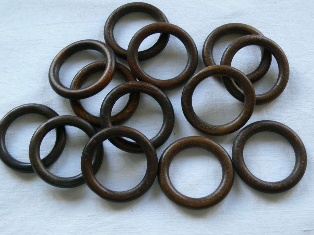 Anneaux En Bois Pour Travaux Manuels, Couronne De Baies D'été, Festival