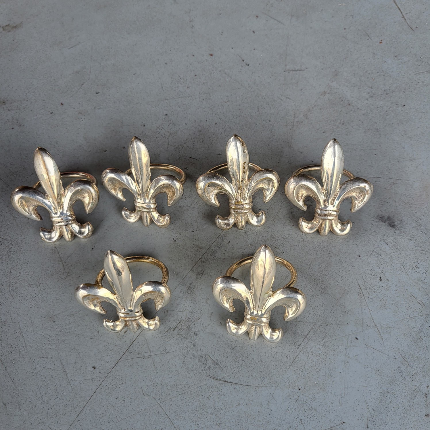 anneaux de rideaux ancien en argent 50 La Farl�de (83)