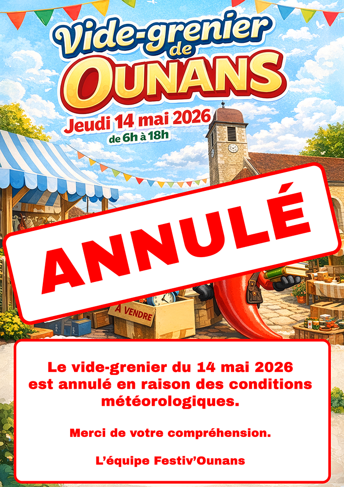 ANNUL&Eacute; - Vide grenier / March&eacute; aux puces &agrave; Ounans 0 Ounans (39)