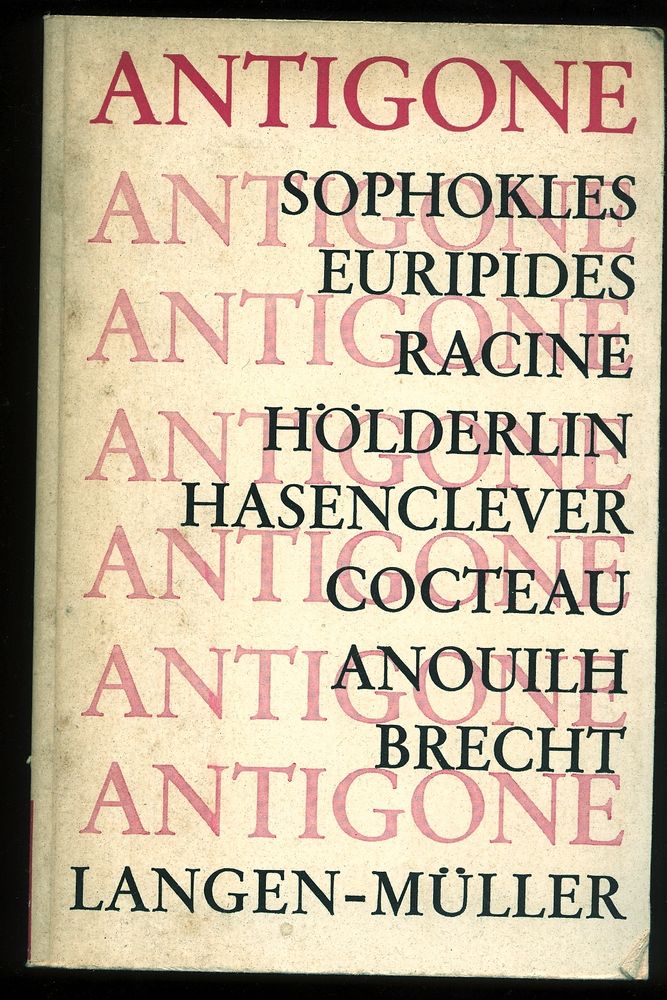 ANTIGONE en allemand 15 Oloron-Sainte-Marie (64)