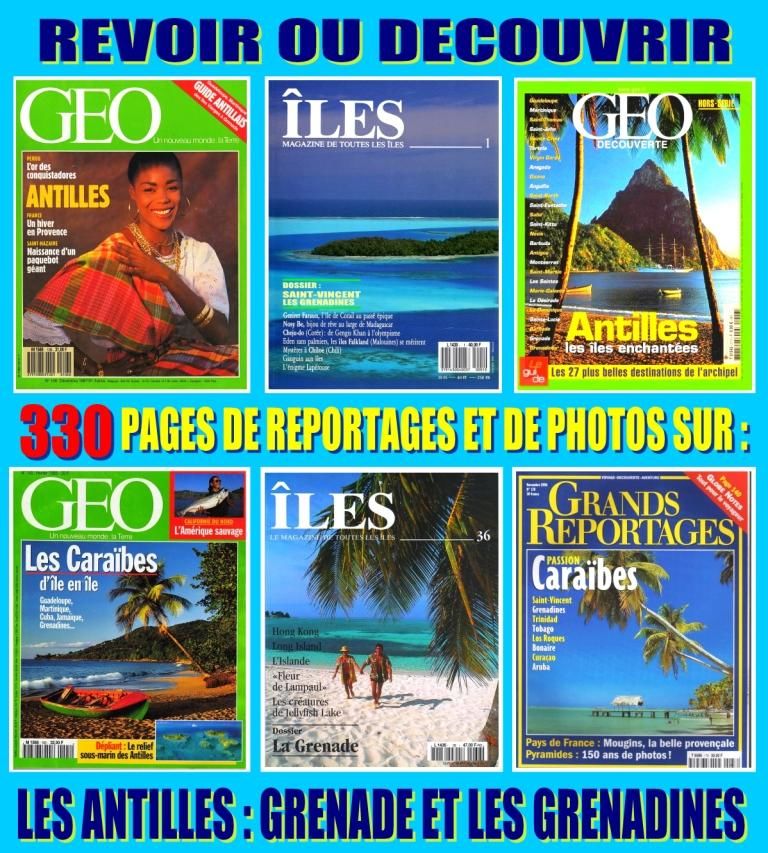 ANTILLES : la GRENADE - les GRENADINES 18 Strasbourg (67)