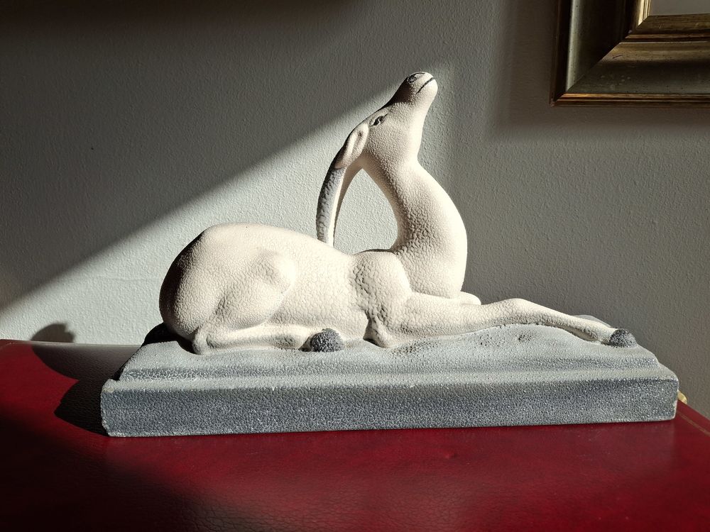 Antilope Art D�co c�ramique crisp�e perl�e 37 Vichy (03)