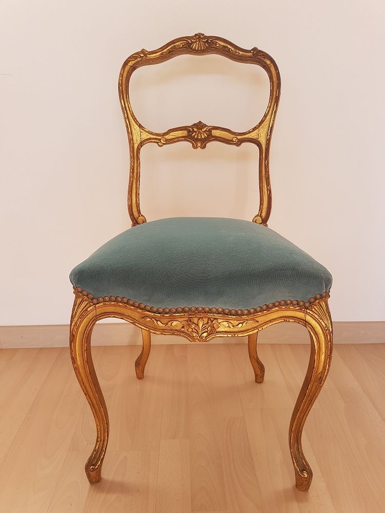 Antique : paire des chaises NAPOLEON III enfant 599 Hy�res (83)