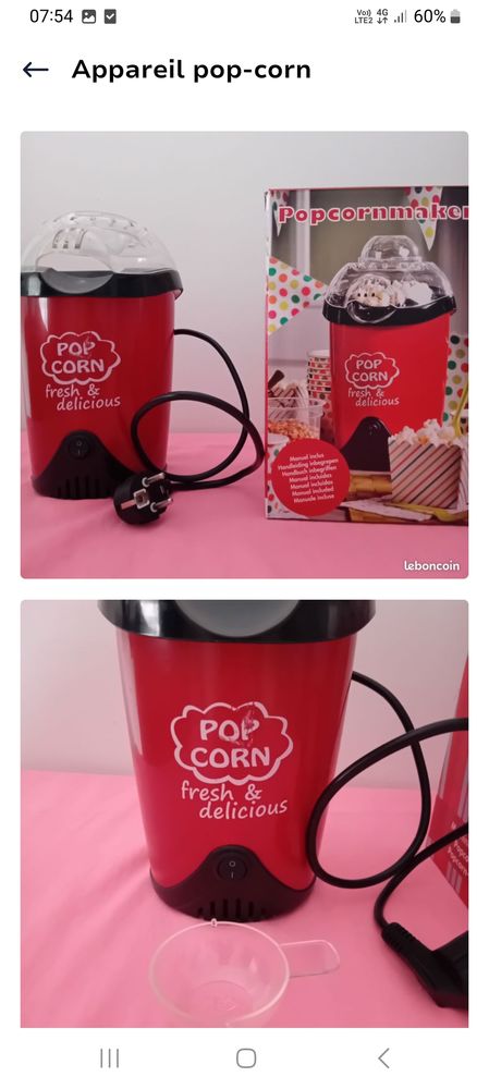 Appareil pop-corn 8 Amplepuis (69)