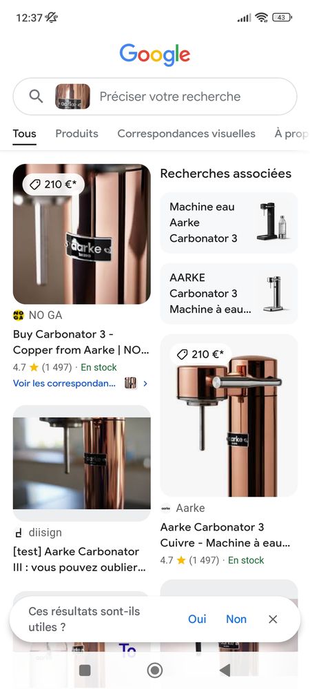 Appareil eaux gazeuses 50 Lomme (59)