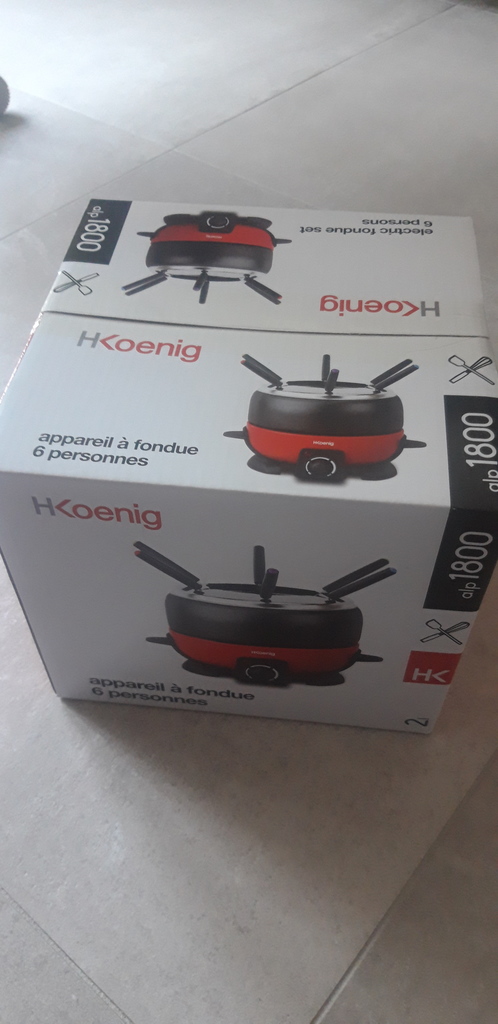 Appareil � Fondue �lectrique 6 personnes - H.Koenig -  800 W 25 Six-Fours-les-Plages (83)