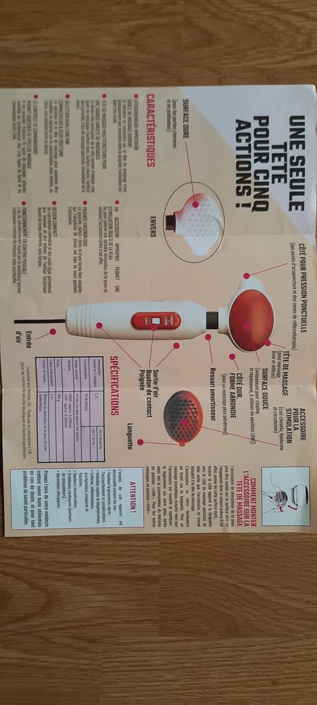 Appareil de massage portatif de voyage 250 Toulouse (31)