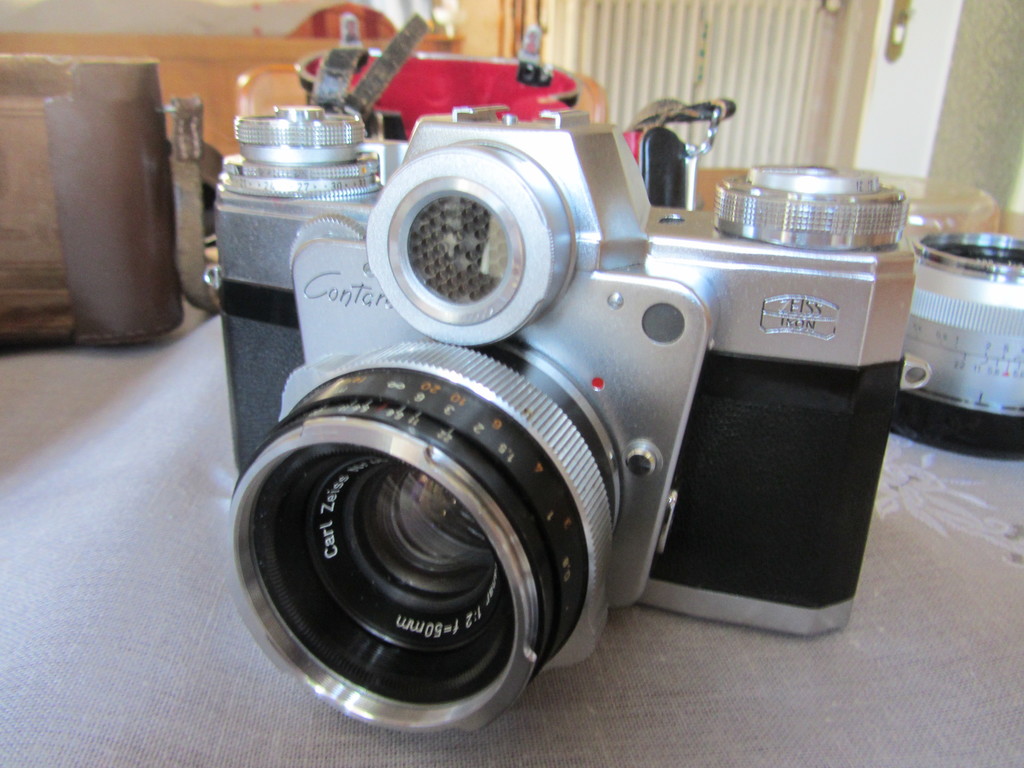 Appareil Photo Contarex Argentique avec Objectif Carl Zeiss 600 Dom�rat (03)