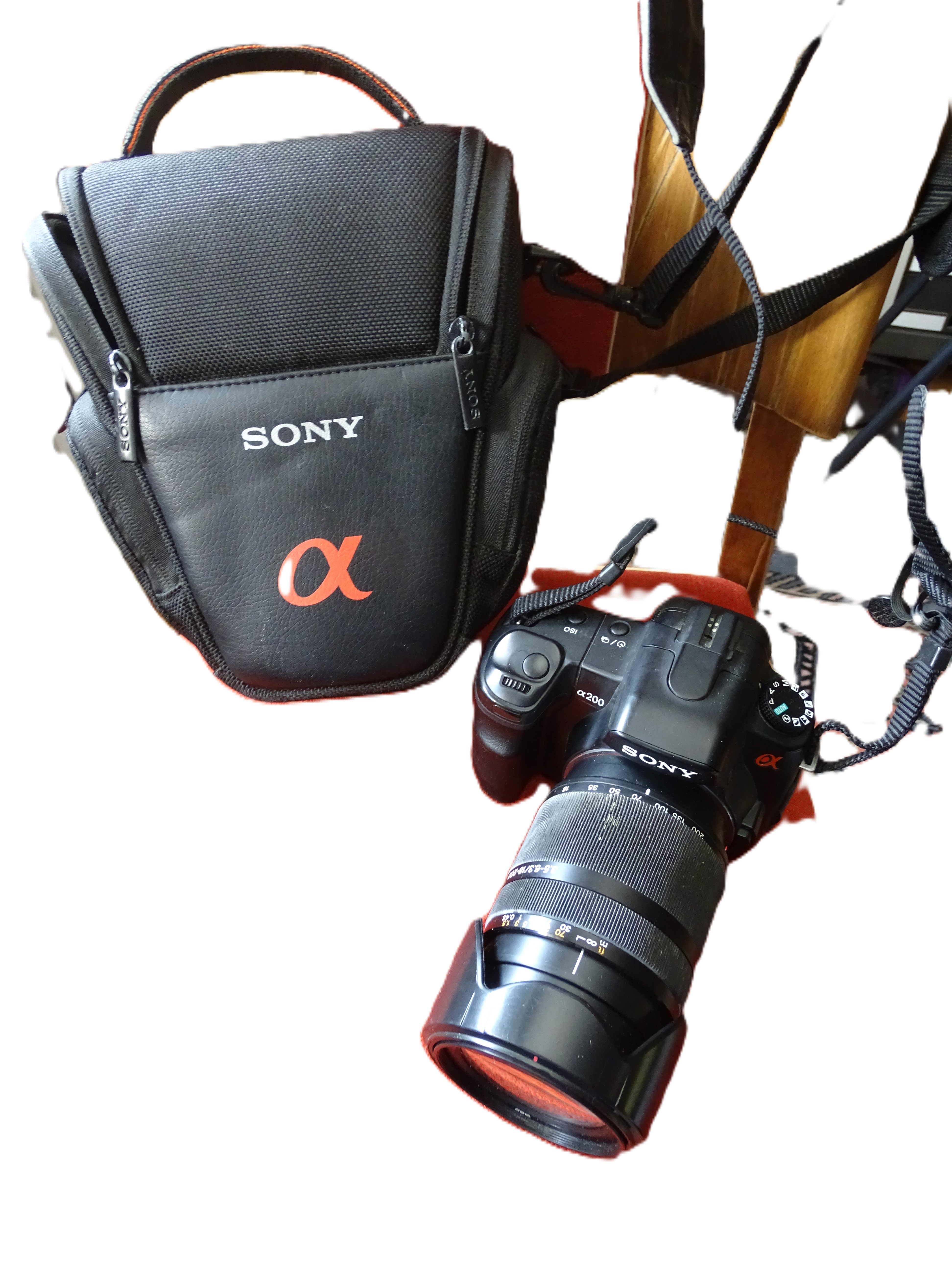 Appareil Photo Reflex Sony avec Objectif et Sac 80 Ronel (81)