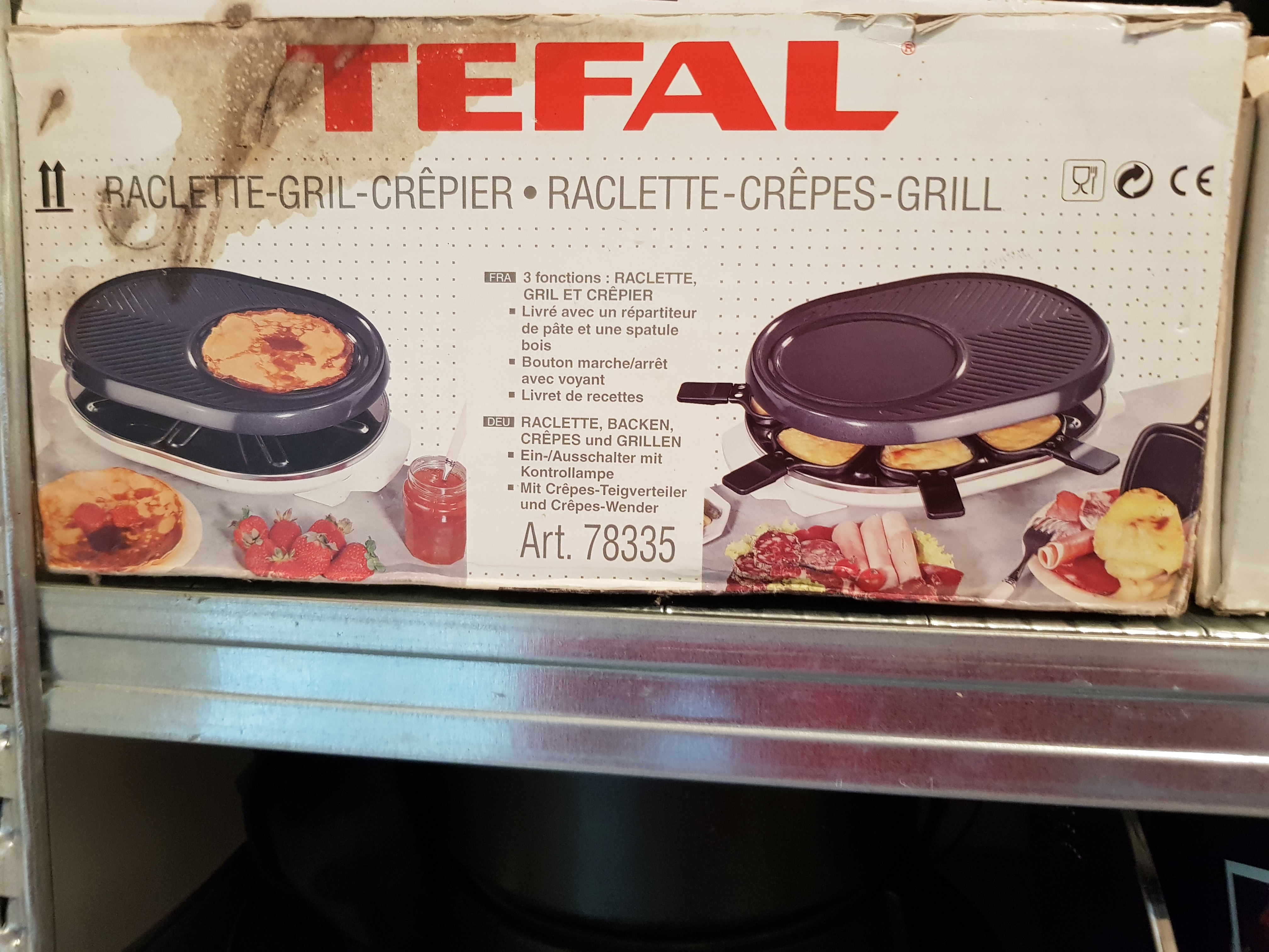 APPAREIL  RACLETTE  TEFAL + CREPE 39 Bonneville (74)