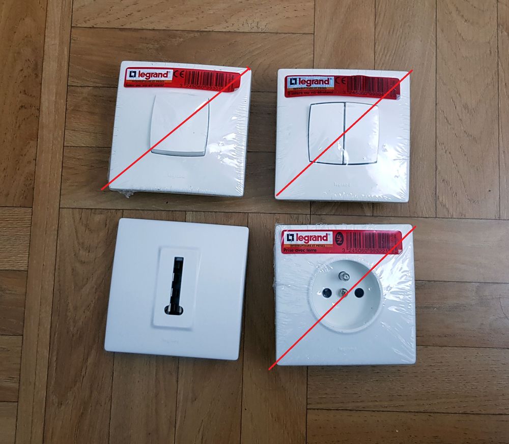 Appareillage �lectrique Legrand Neptune S�rie 806 3 Limeil-Br�vannes (94)