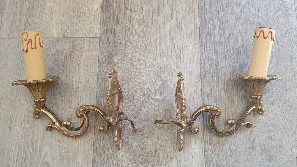 Applique en bronze et Lustre en bronze 90 Montpellier (34)