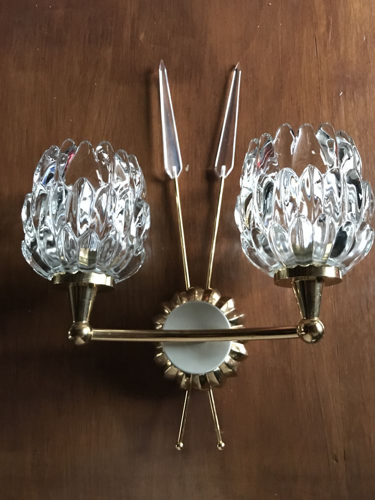 Applique double vintage en verre 100 Chaponnay (69)