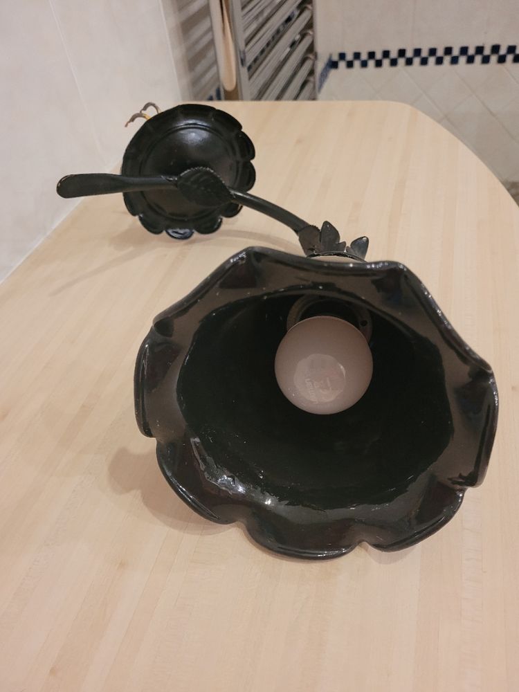 Applique fleur noire 12 Ch�teauneuf-les-Martigues (13)