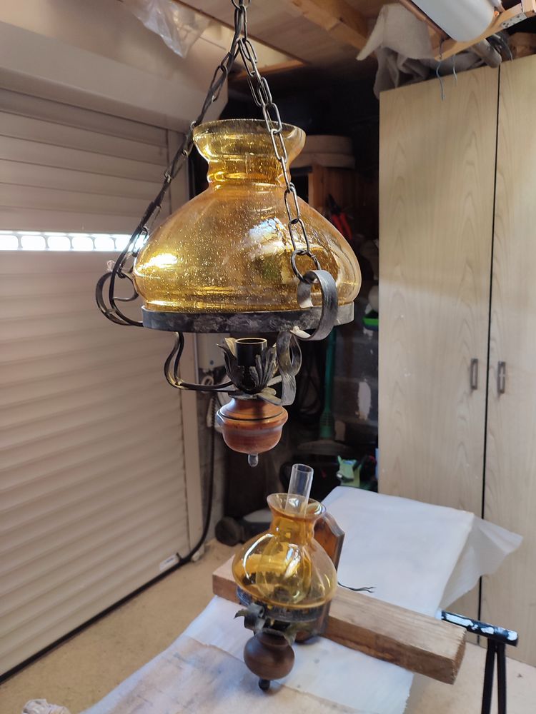 APPLIQUE MURALE BOIS ET FER 30 Genay (69)