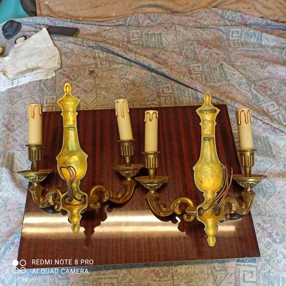 2 Appliques en bronze dor� 200 La Seyne-sur-Mer (83)