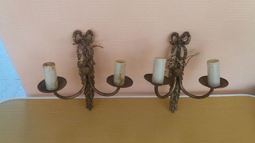 2 appliques en bronze 40 Le Plessis-P�t� (91)