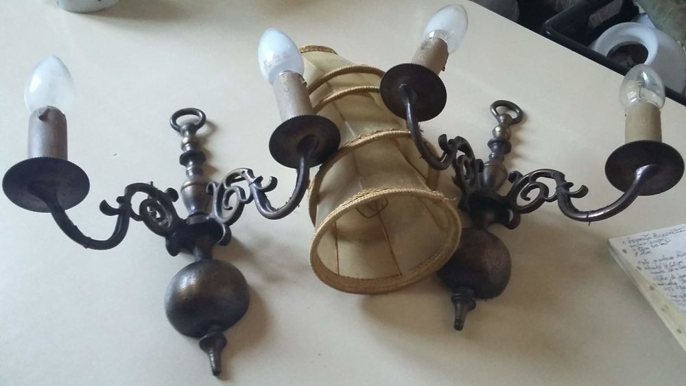 2 appliques bronze 35 Saint-Maur-des-Foss�s (94)