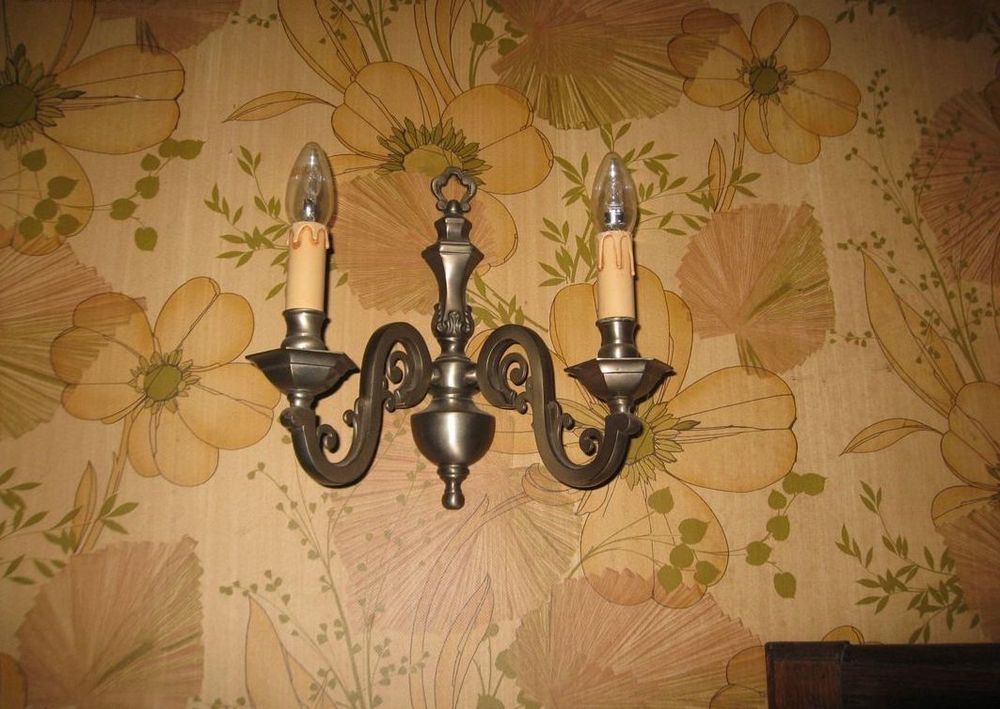 2 Appliques en �tain Louis XV 40 Brem-sur-Mer (85)