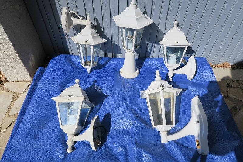 6 APPLIQUES EN ALU EN BON ETAT 60 Solli�s-Pont (83)