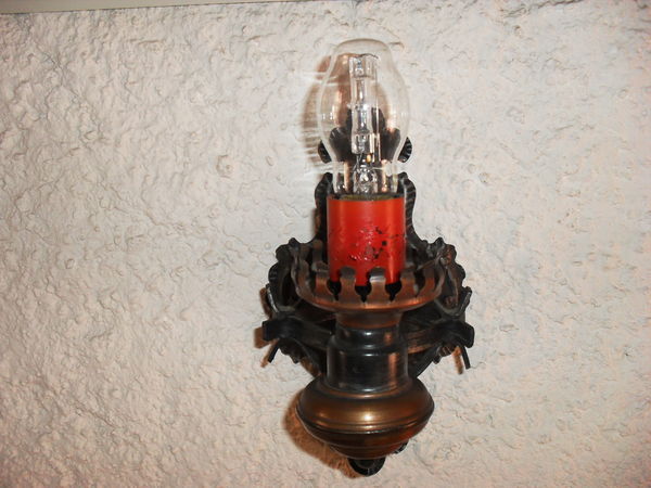 2 appliques fer forge vieilli et imitation cuivre 30 Brassac (81)