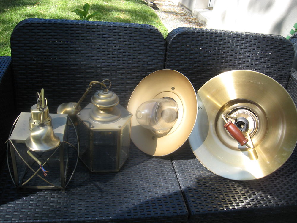 appliques et lampadaire laiton 0 La Fresnais (35)