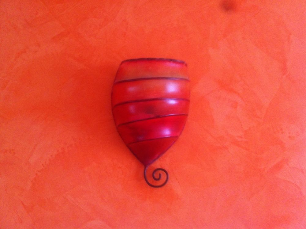 Appliques en peau de ch�vre et fer forg� 15 Saint-�tienne-de-Crossey (38)