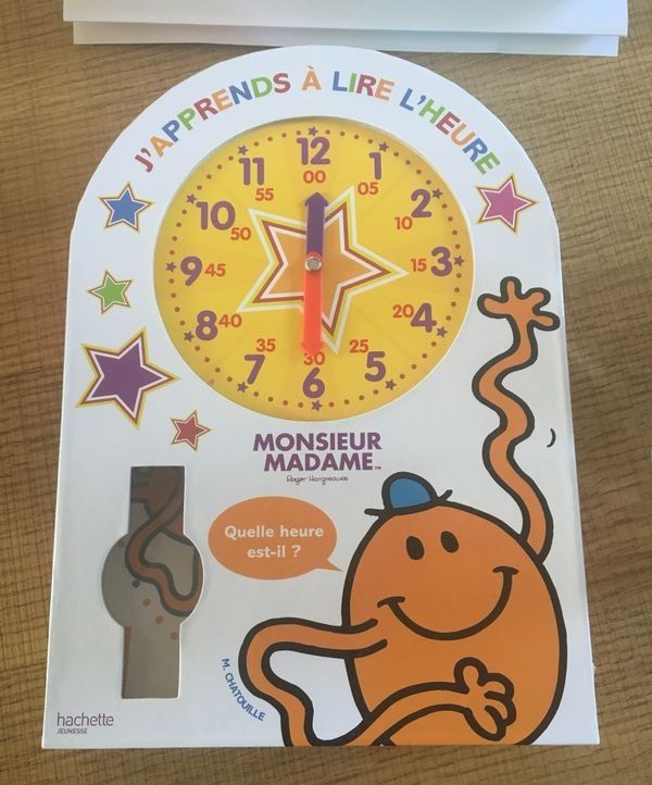 J apprends � lire l heure Mr et Mme 4 Beauchamp (95)